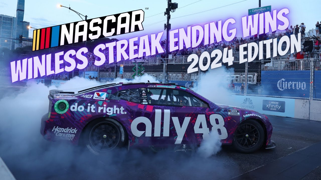 NASCAR Winless Streak Ending Wins In 2024....So Far!!!