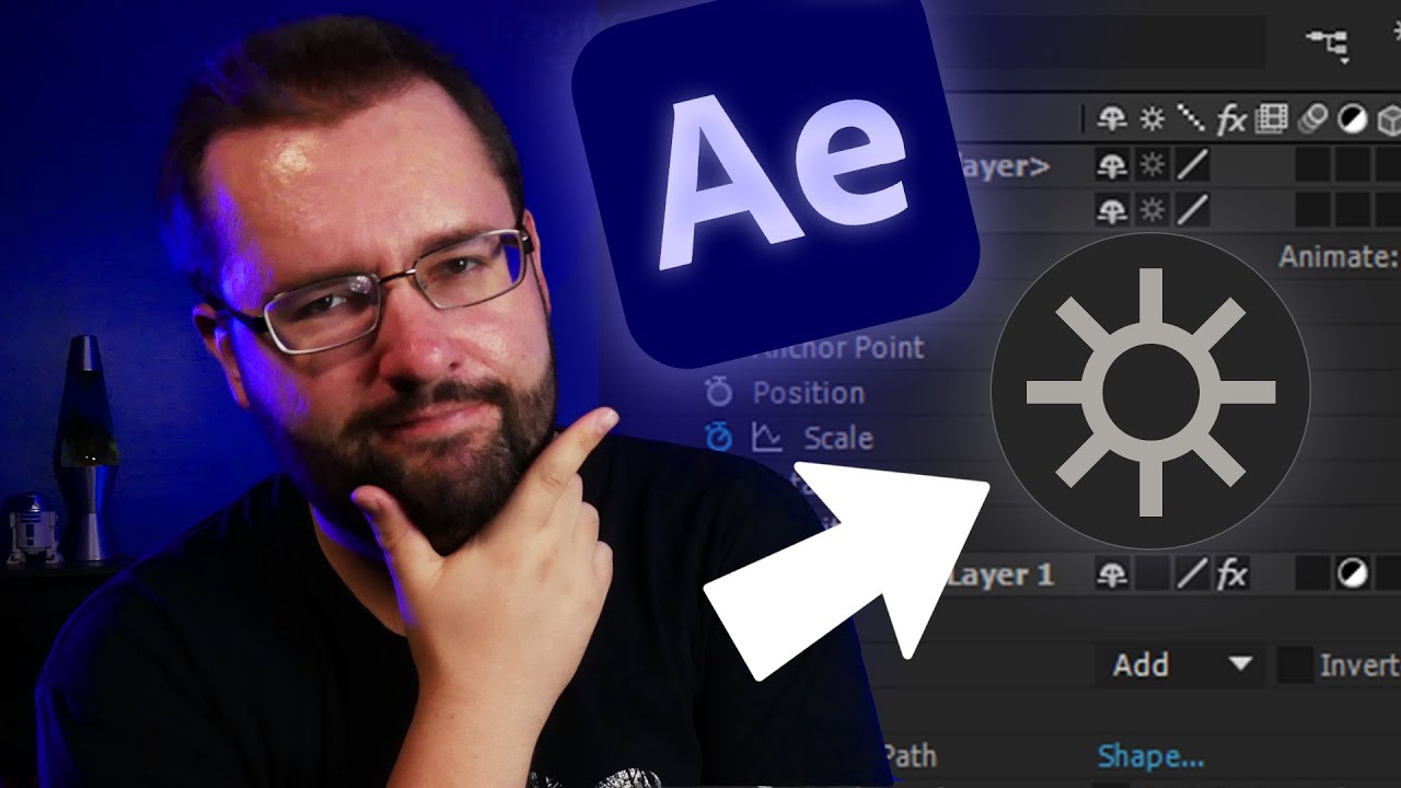 Как использовать кнопку «Непрерывная растеризация» — Учебное пособие по After Effects