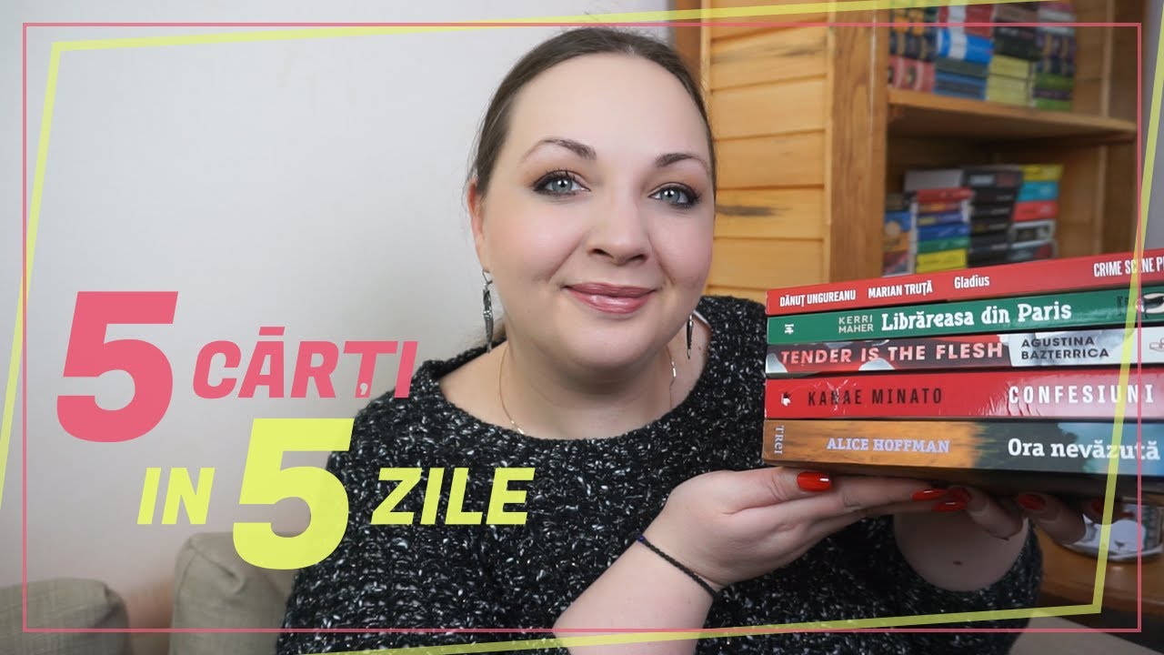 Reading vlog - 5 cărți în 5 zile