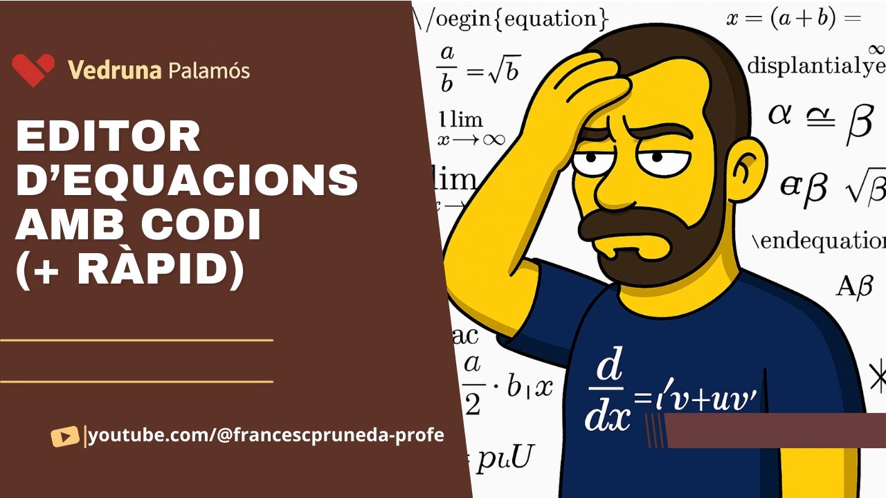 Editor d'equacions de Google Docs amb codi Latex