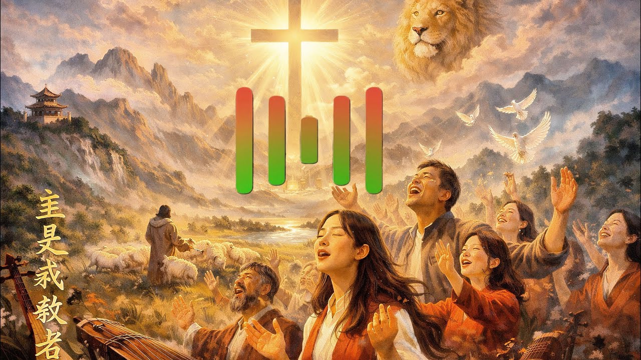在主里欢喜. A Powerful Chinese Praise Song!!