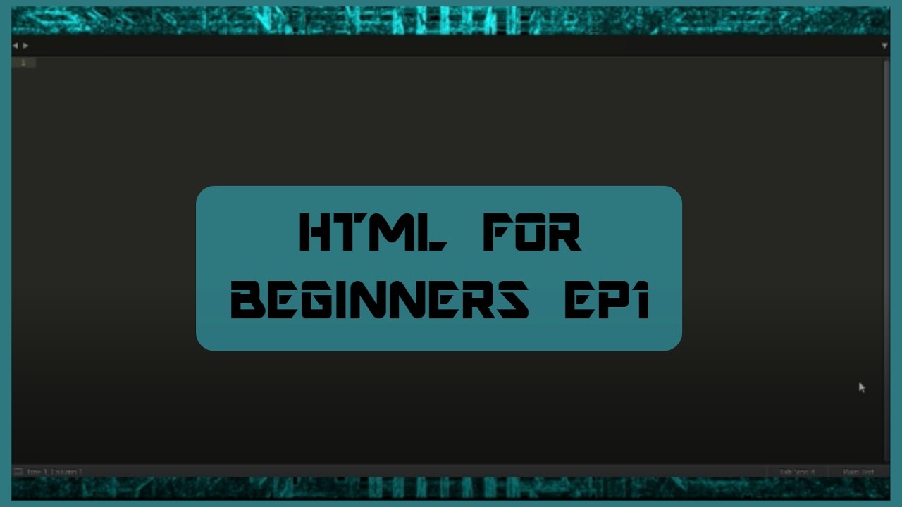 HTML for Beginners Ep1 (Introduction) | Cyber Wednesdays | RandomJosh