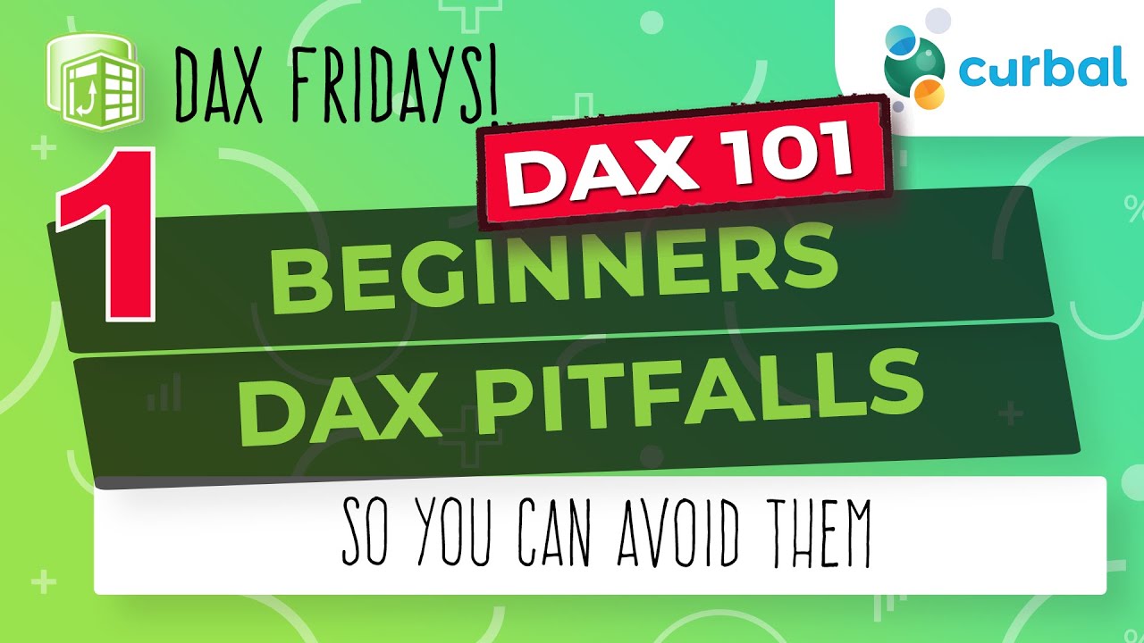 #1 DAX Fridays! 101: The basics of the DAX Language