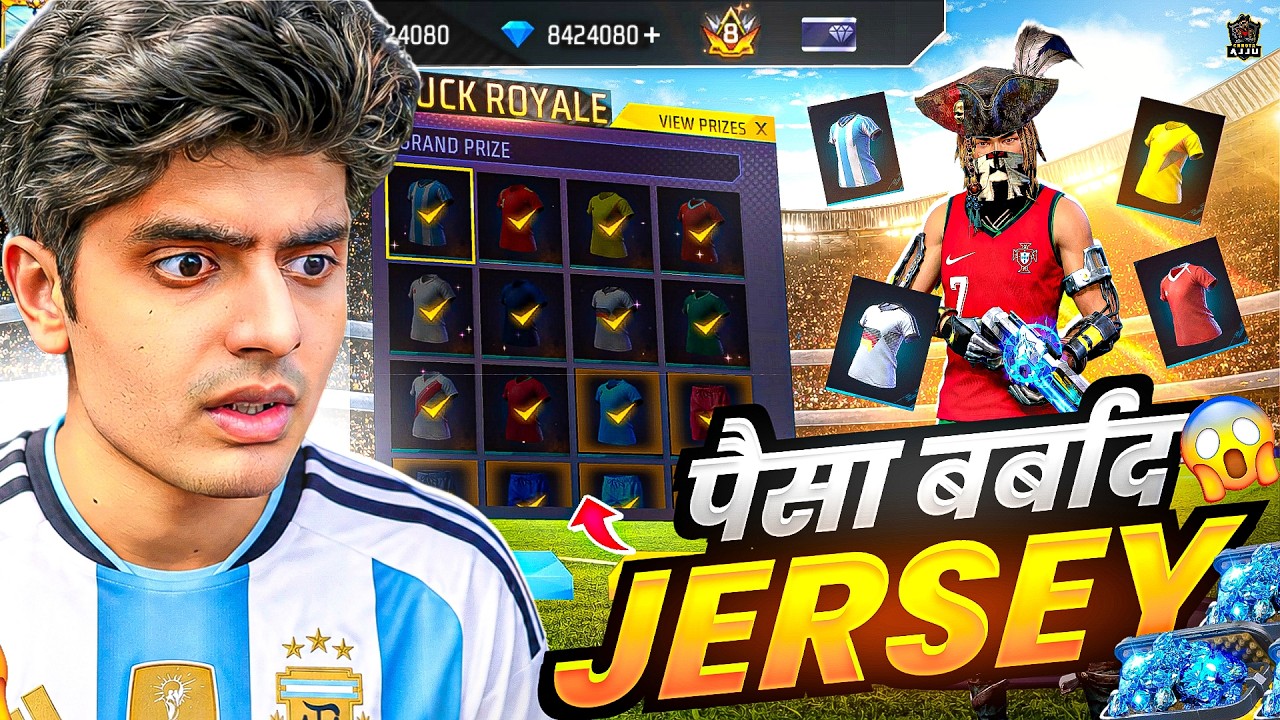I GOT ALL FOOTBALL 😍 JERSEY IN FREE FIRE | OLD RETURN EVENT SPIN | आपके कितने डायमंड लगेंगे?🤔😉 #ff