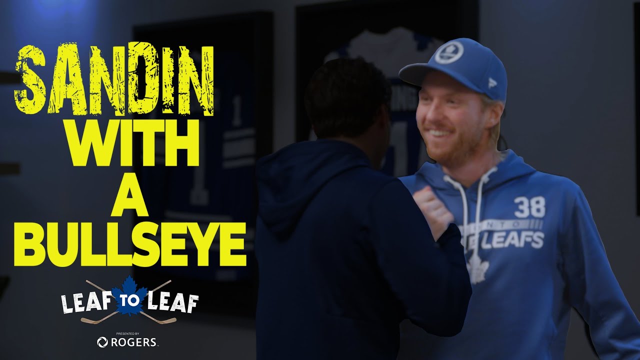 Sandin with a Bullseye | Leaf to Leaf with Rasmus Sandin and Alexander Kerfoot