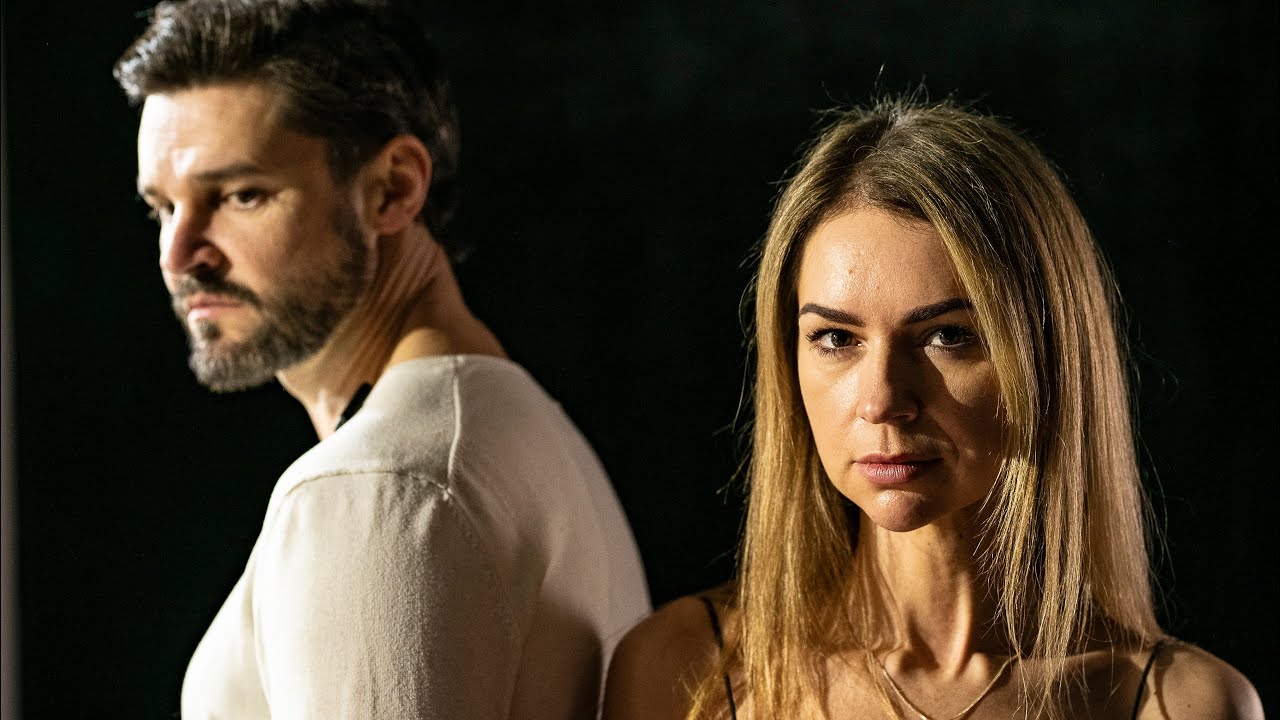 Scene from the TV series 'Behind Her Eyes'. Adele and David