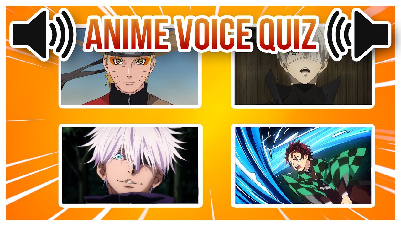 Anime Voice Quiz 🔊 Guess the Anime Character by the Voice!