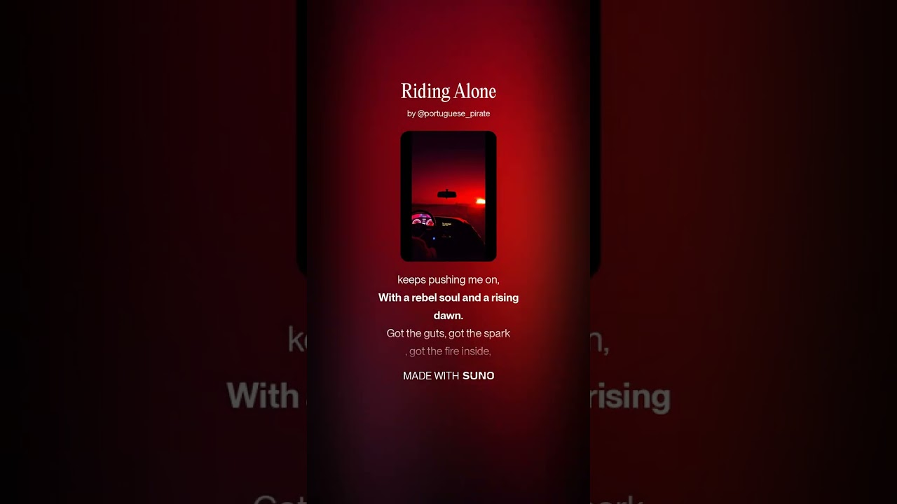Riding Alone
