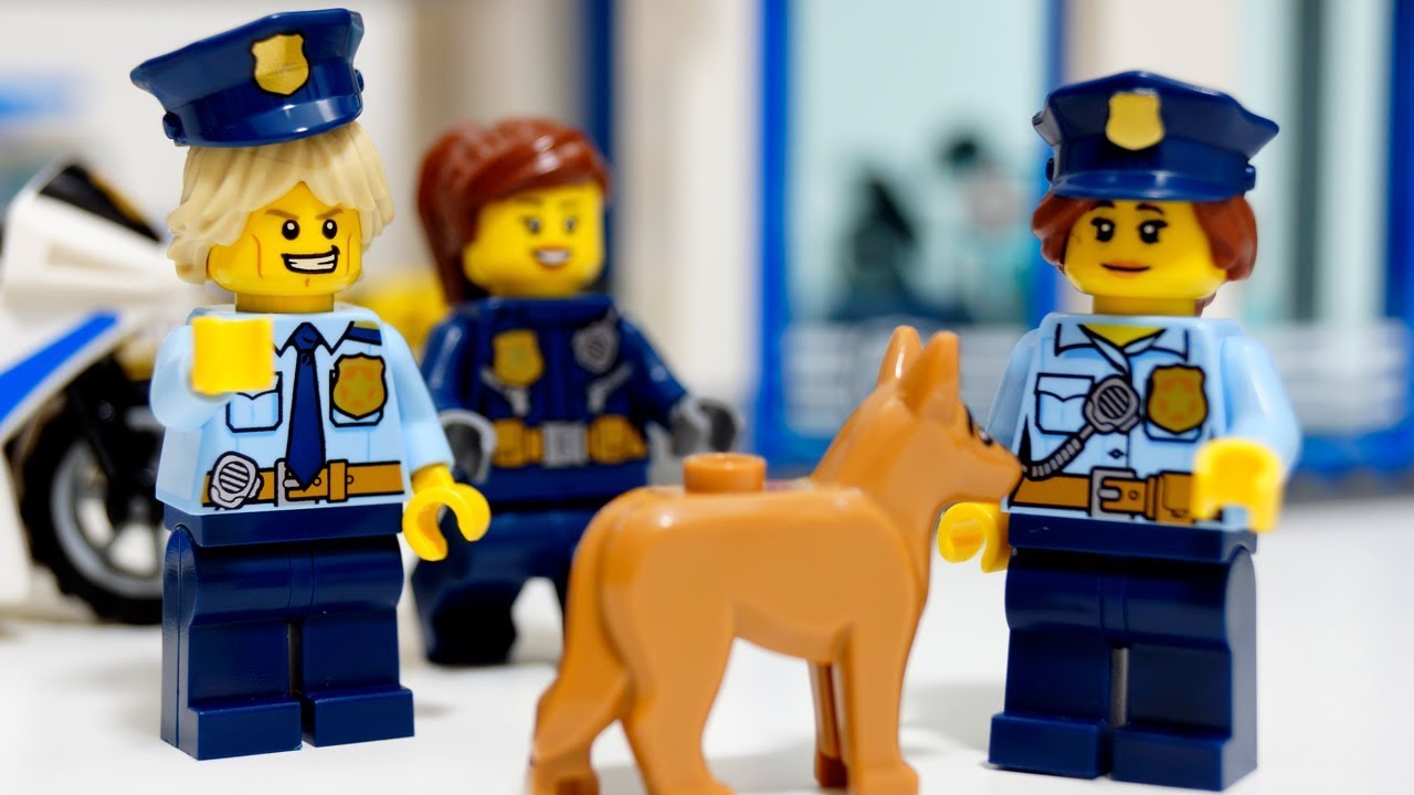 【LEGO遊び】レゴで警察ゴッコ 大変だ！3つの事件が同時に発生!?警察署がピンチだ！【アナケナ&カルちゃん&ママケナのキッズアニメ】LEGO CITY 60141