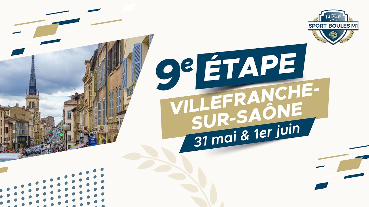 Ligue Sport-Boules M1 2024 - Etape 9 - Villefranche-sur-Saône - Partie 1