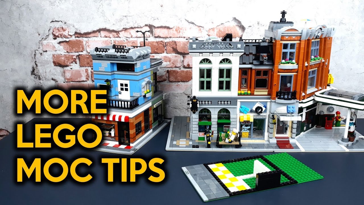 Как построить модульное здание LEGO Corner (ещё больше советов и рекомендаций)