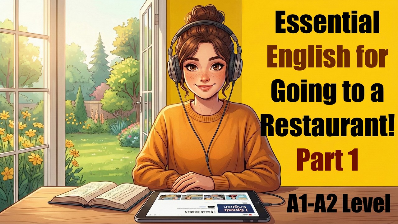 Essential English for Going to a Restaurant Part 1
