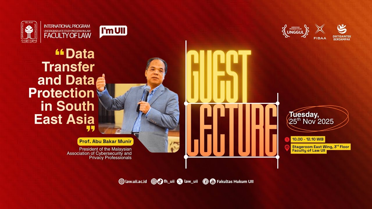 Guest Lecture | Data Transfer and Data Protection in South East Asia