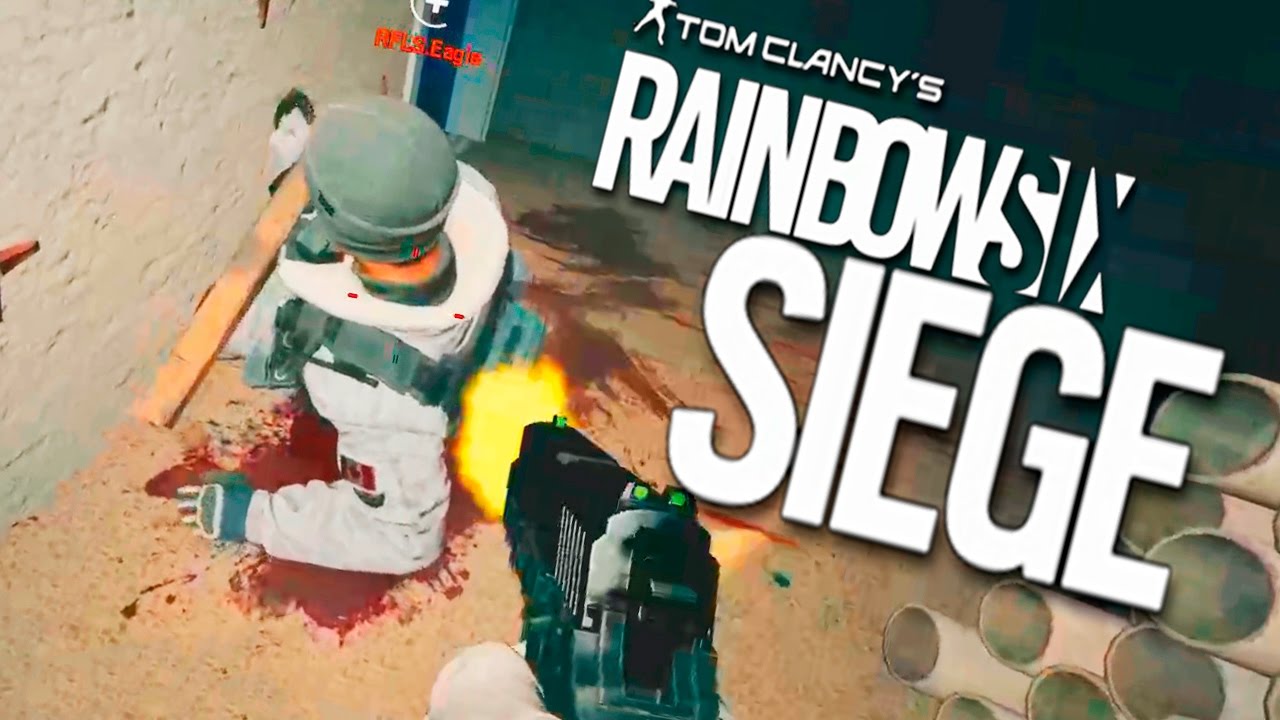 RAINBOW SIX SIEGE - O GRINGO TAVA COM HACK DE VIDA INFINITA! ATÉ QUEBROU MINHA ARMA!