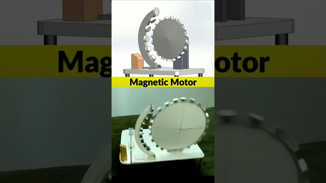 Magnetic motor working mechanism || How a magnetic motor keeps spinning with no physical contact 