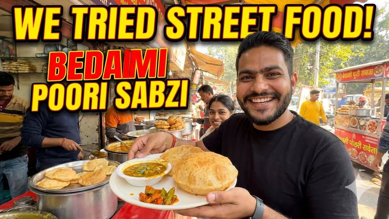 Morning Craving Satisfied! 🥘 Best Bedmi Poori Sabzi Street Food Date ❤️