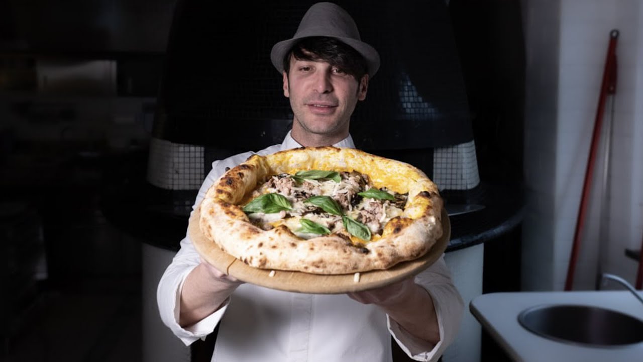 Pizza NAPOLETANA Con PASTA DI RIPORTO 😍