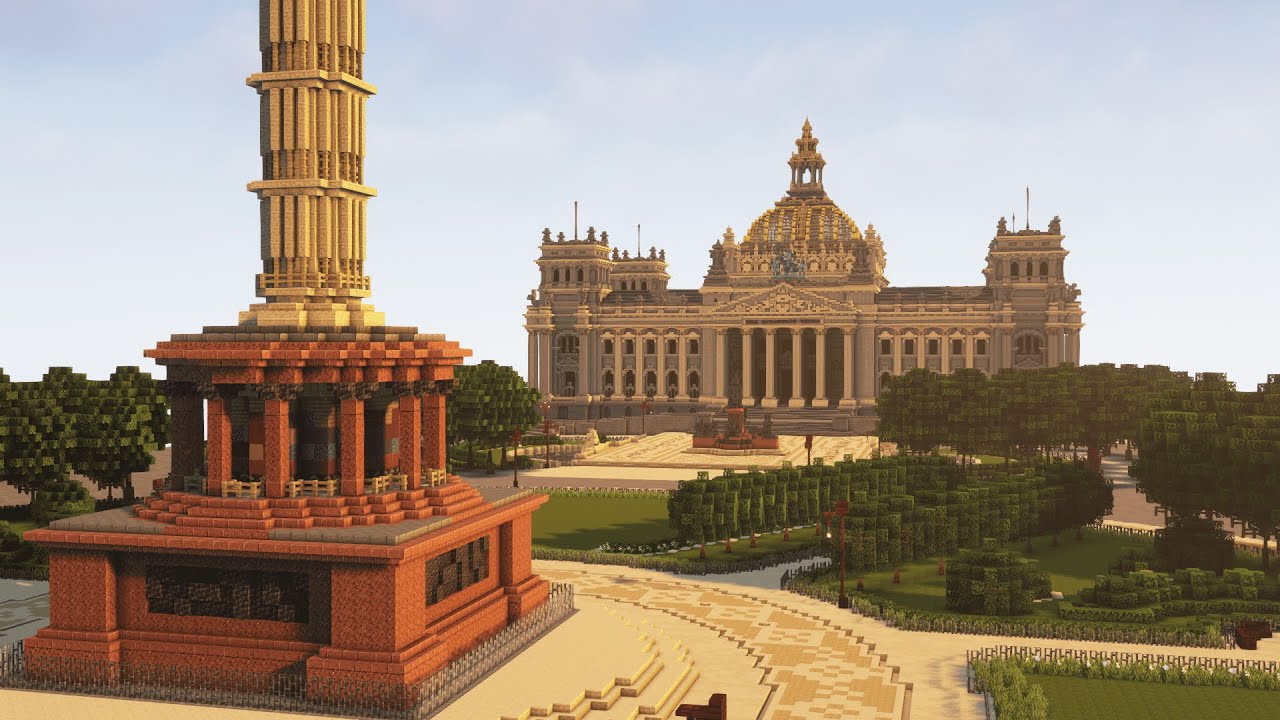 Reichstag building | Minecraft 1:1 | Download