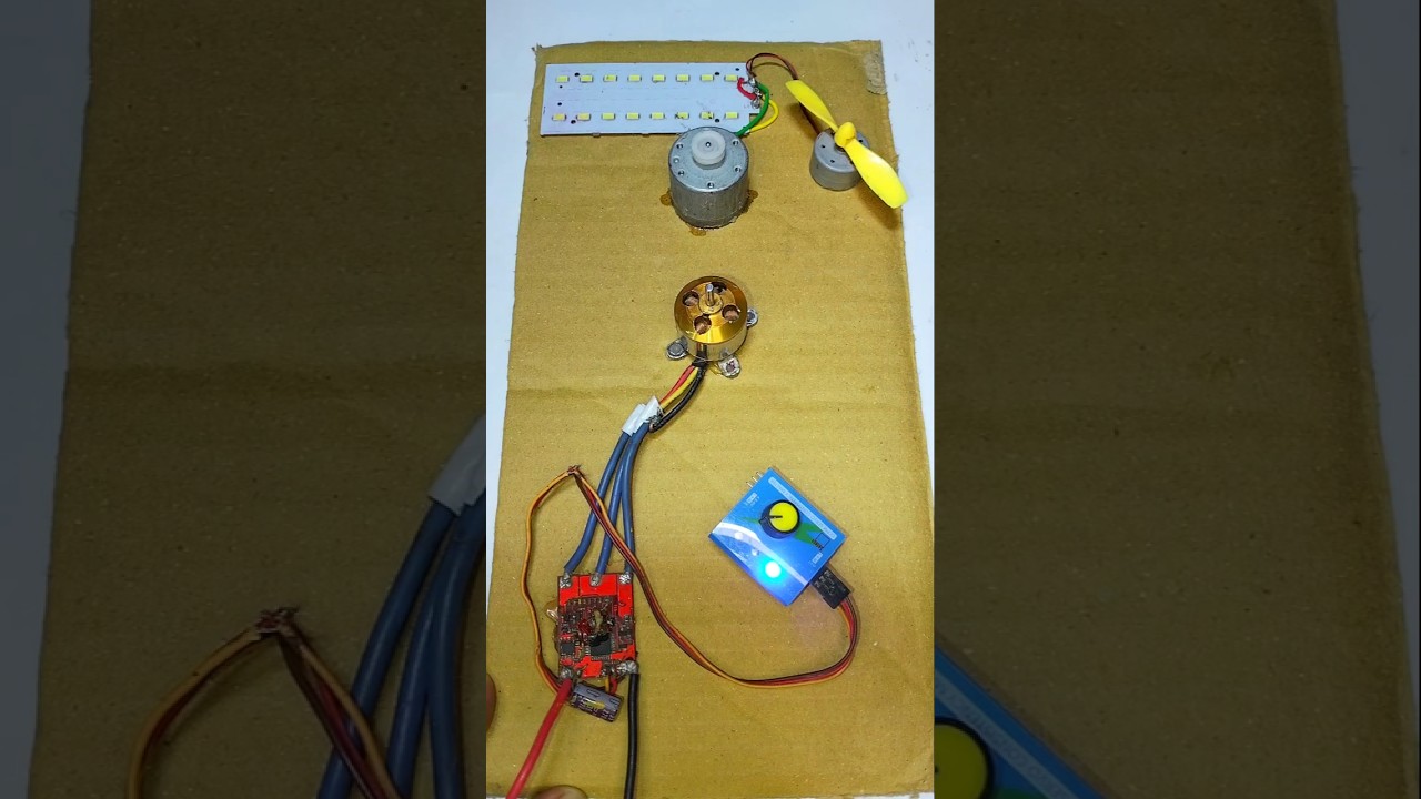 BLDC Motor Belt Drive Generator #dcmotor #tech #shorts