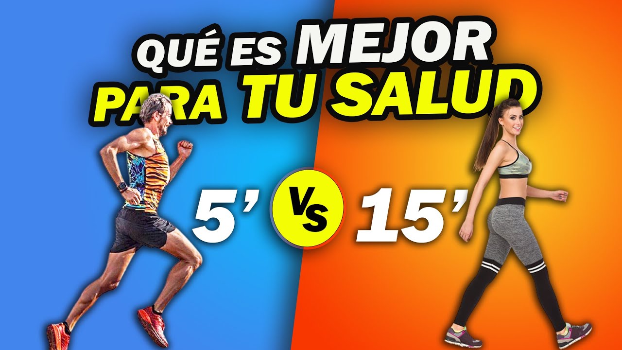 CORRER o CAMINAR 🤔 ¿Qué tan bueno es andar para la salud?