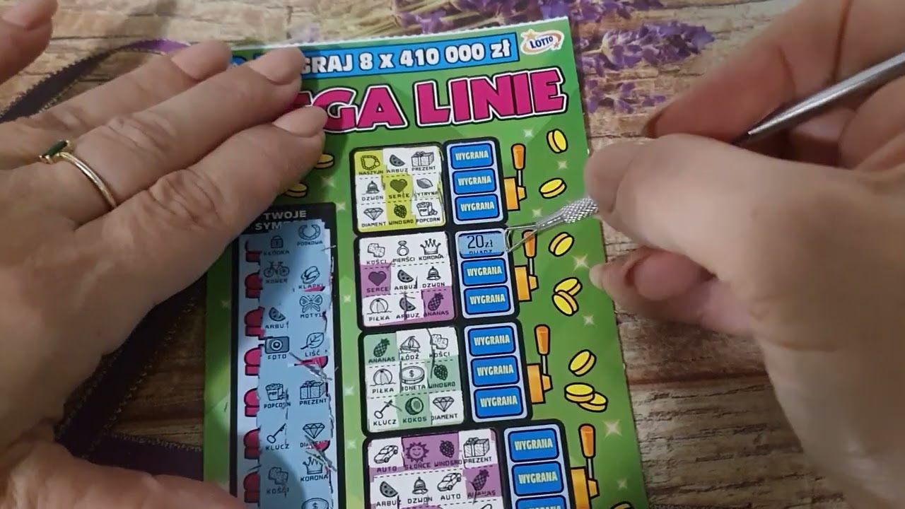 zdrapki # 782 premiera-wznowa Mega Linie 💚💜💛