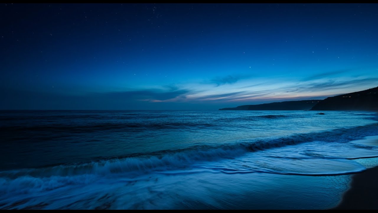 Noche Mágica: Olas Oceánicas 6H 4K - Sueño Profundo & Relax Total