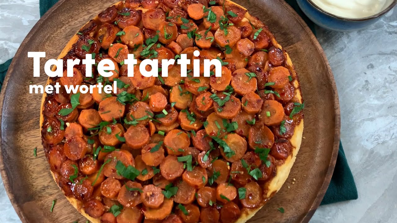 Tarte tatin met winterpeen en pecannoten – Samen koken met Allerhande - Allerhande