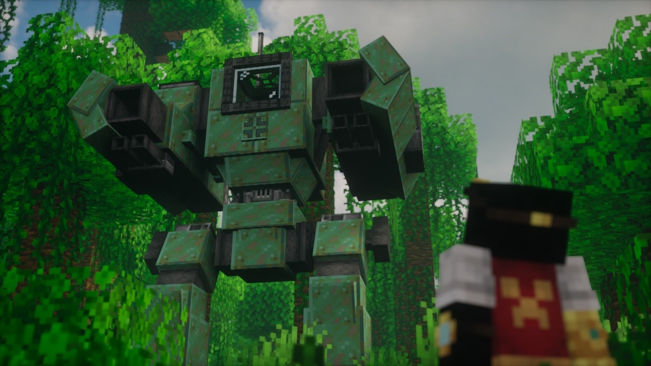 Adding Mechs to Minecraft with ONLY Command Blocks!
