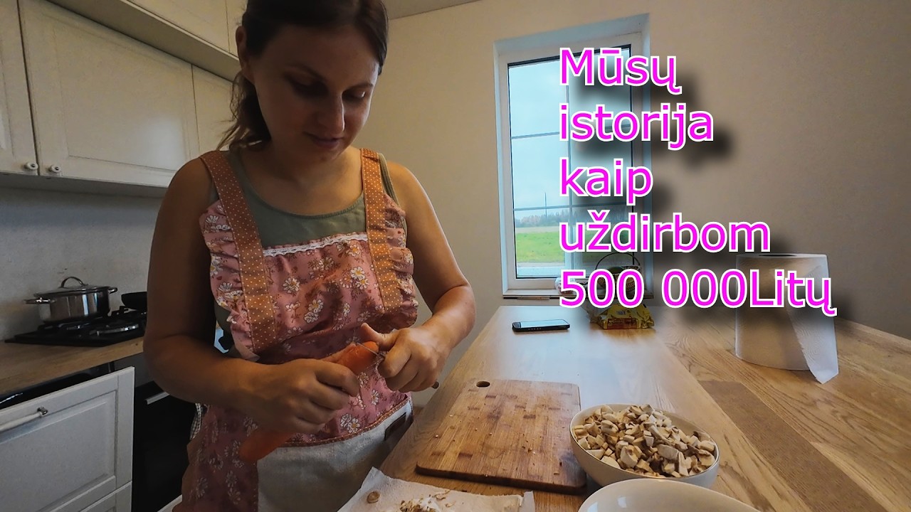 Lapkričio 2/Istorija apie mūsų namo pinigus/ Puo&scaron;iam eglę/Ikea virtuvės plok&scaron;čių tvirtinimas