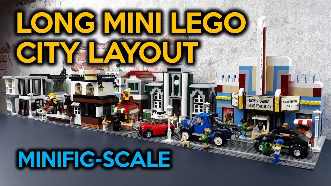 Alternate Layout for a Mini LEGO City if You Have NO Space