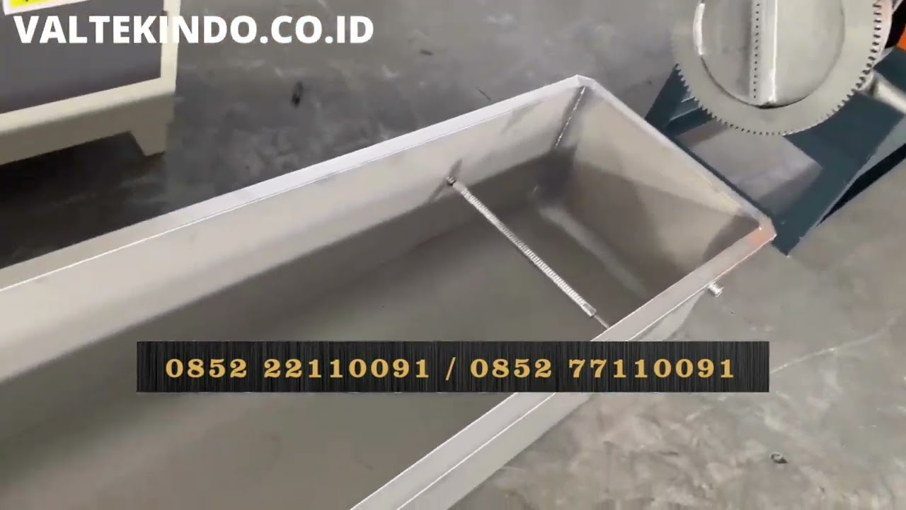 Cara membuat biji plastik PE PP - skala UMKM