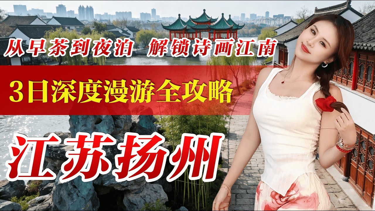 扬州深度漫游全攻略：三日慢行，从早茶到夜泊，解锁诗画江南