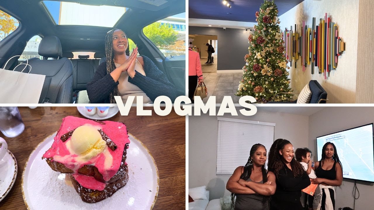 VLOGMAS | Self Care, Holiday Parties, & Christmas Lights