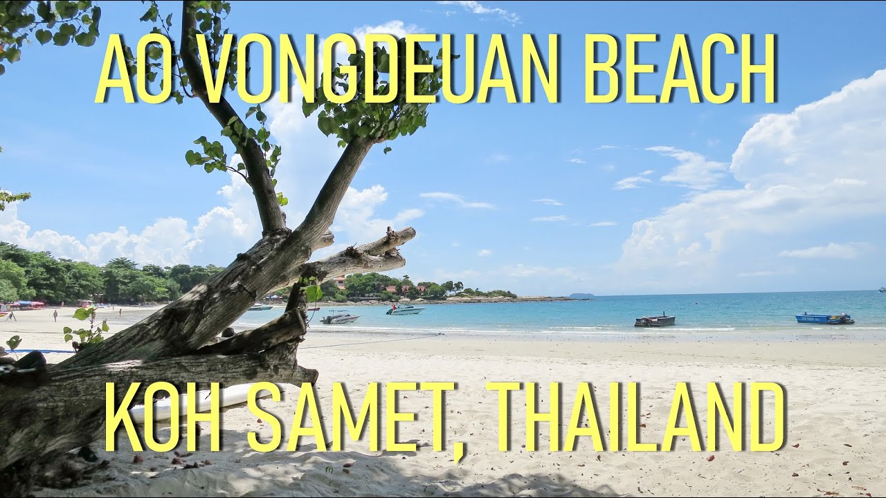 Thailand Beaches Vongdeuan Beach Koh Samet Island Thailand