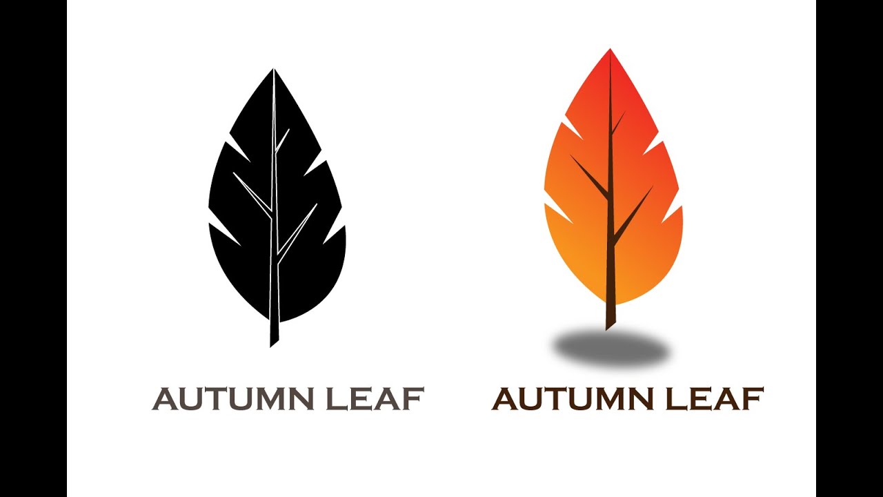 Creative Leaf logo design TUTORIAL in Adobe illustrator | Leaf logo #creative logo