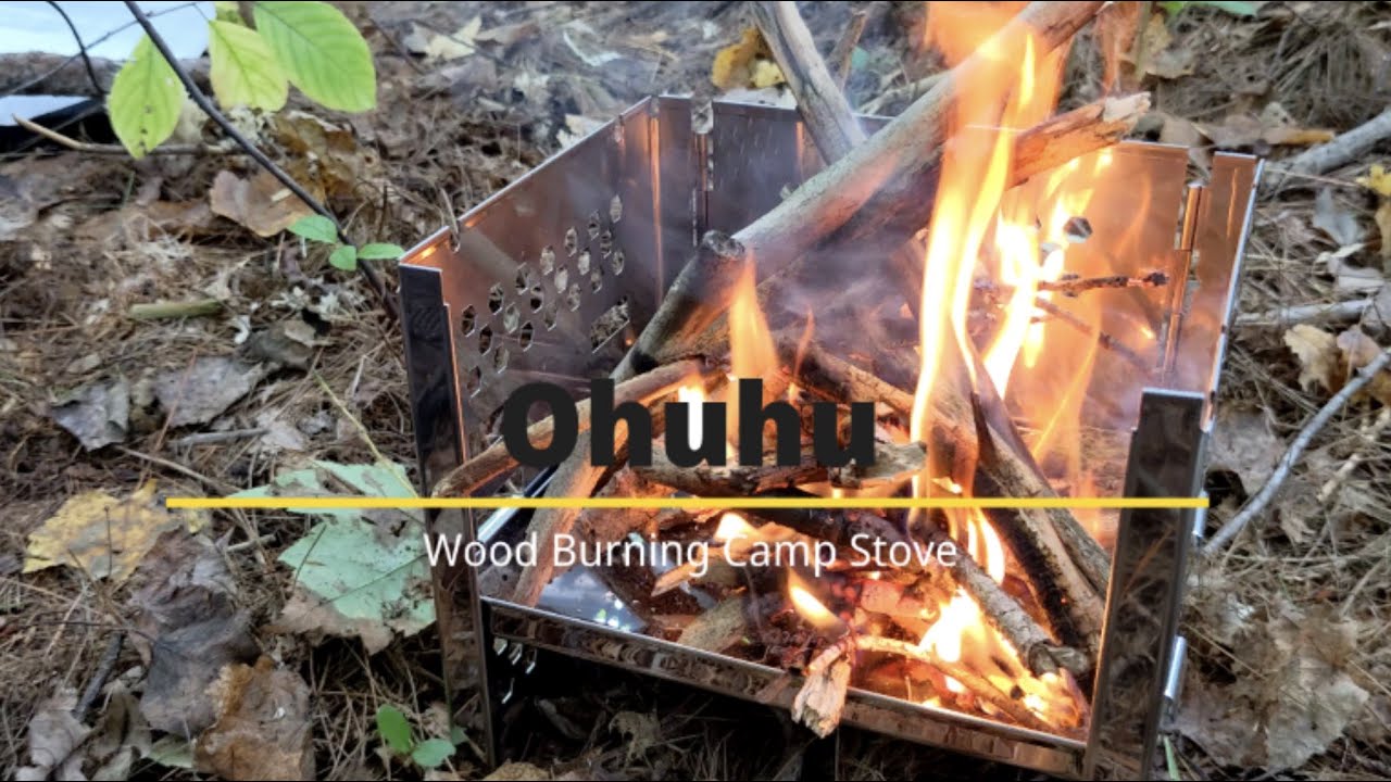 Ohuhu Twig Stove Product Demo. (Plus a walk in the woods…)
