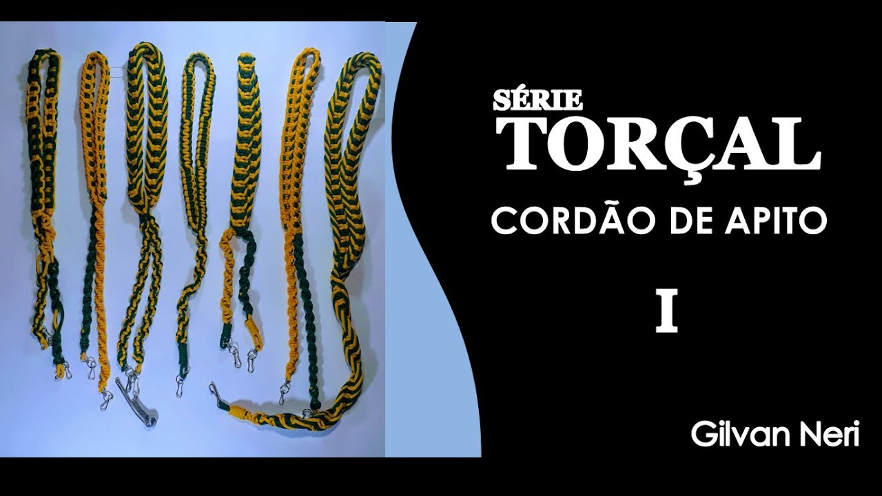 DICA DE COMO FAZER TORÇAL  OU CORDÃO DE APITO COM NO SURRÃO MODELO 1/4