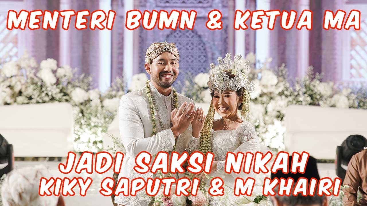 SAH!!! PROSESI LENGKAP AKAD NIKAH KIKY SAPUTRI & M KHAIRI
