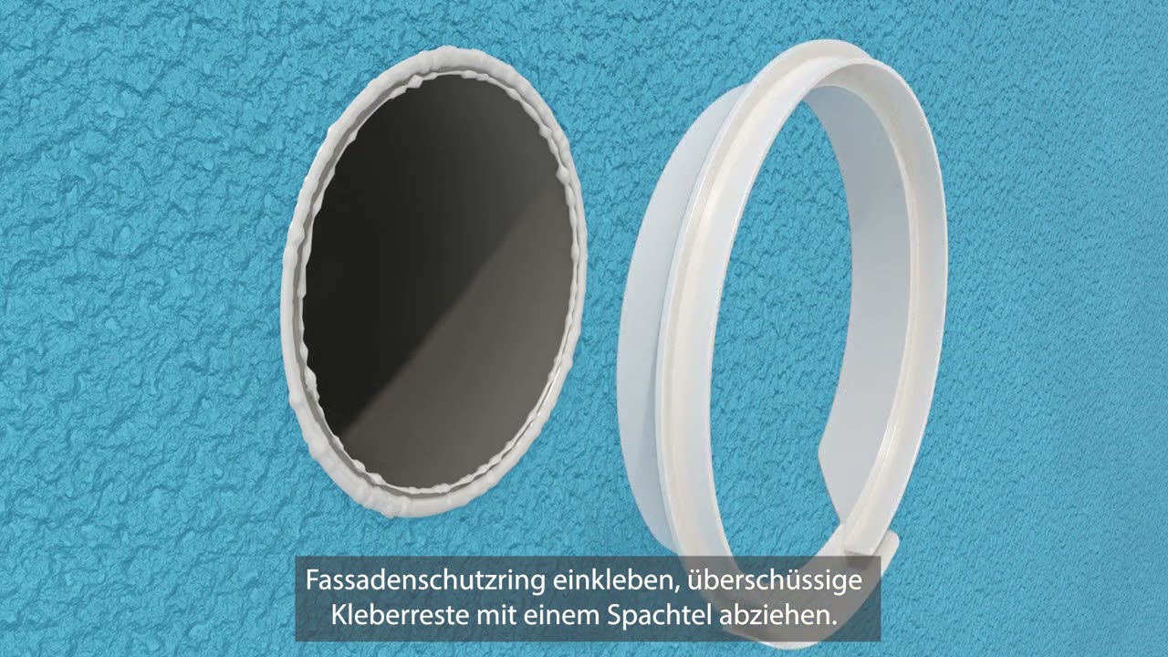 Installation der e²-Serie mit Funkblende und Smart Comfort Funksteuerung – LUNOS Lüftungstechnik