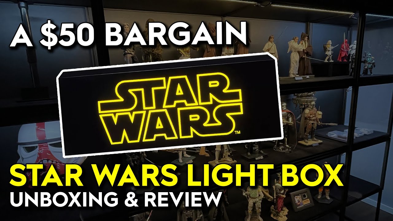 $50 Star Wars Logo Light Box for my Moducase Display