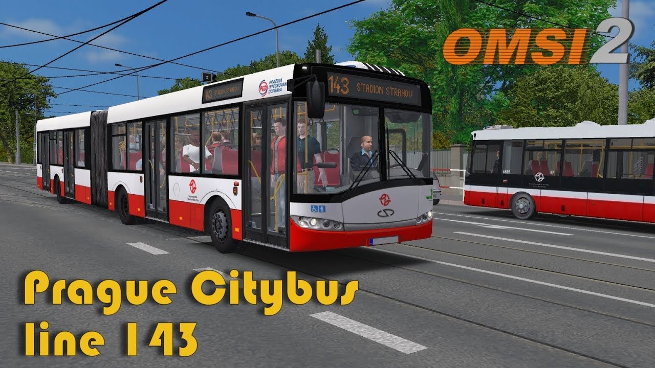 OMSI 2 #021 [CZ] Prague Citybus » 143 | Solaris Urbino 18  (MOKI, EURO 4)