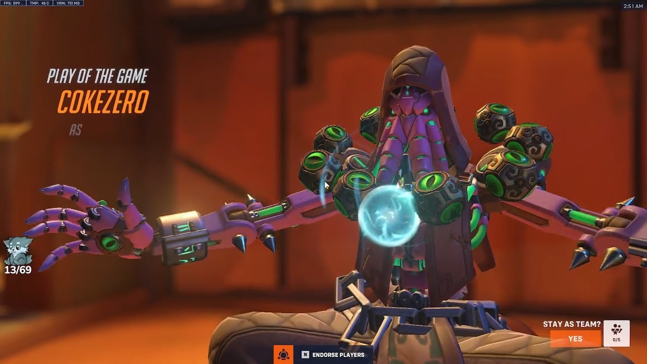 17 тыс. хилов! POTG! IDDQD БЕЗУМНЫЙ ГЕЙМПЛЕЙ ДЗЕНЬЯТТЫ OVERWATCH 2 СЕЗОН 13 ТОП-500