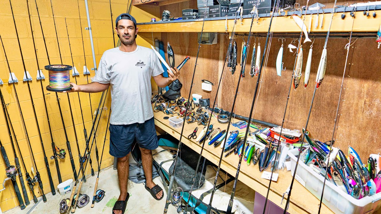 My Fishing Tackle Room. [Fishing Gear Explained]