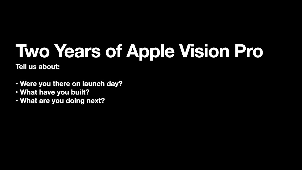 Highlights from Two Years of Vision Pro with the Shared Visions Community