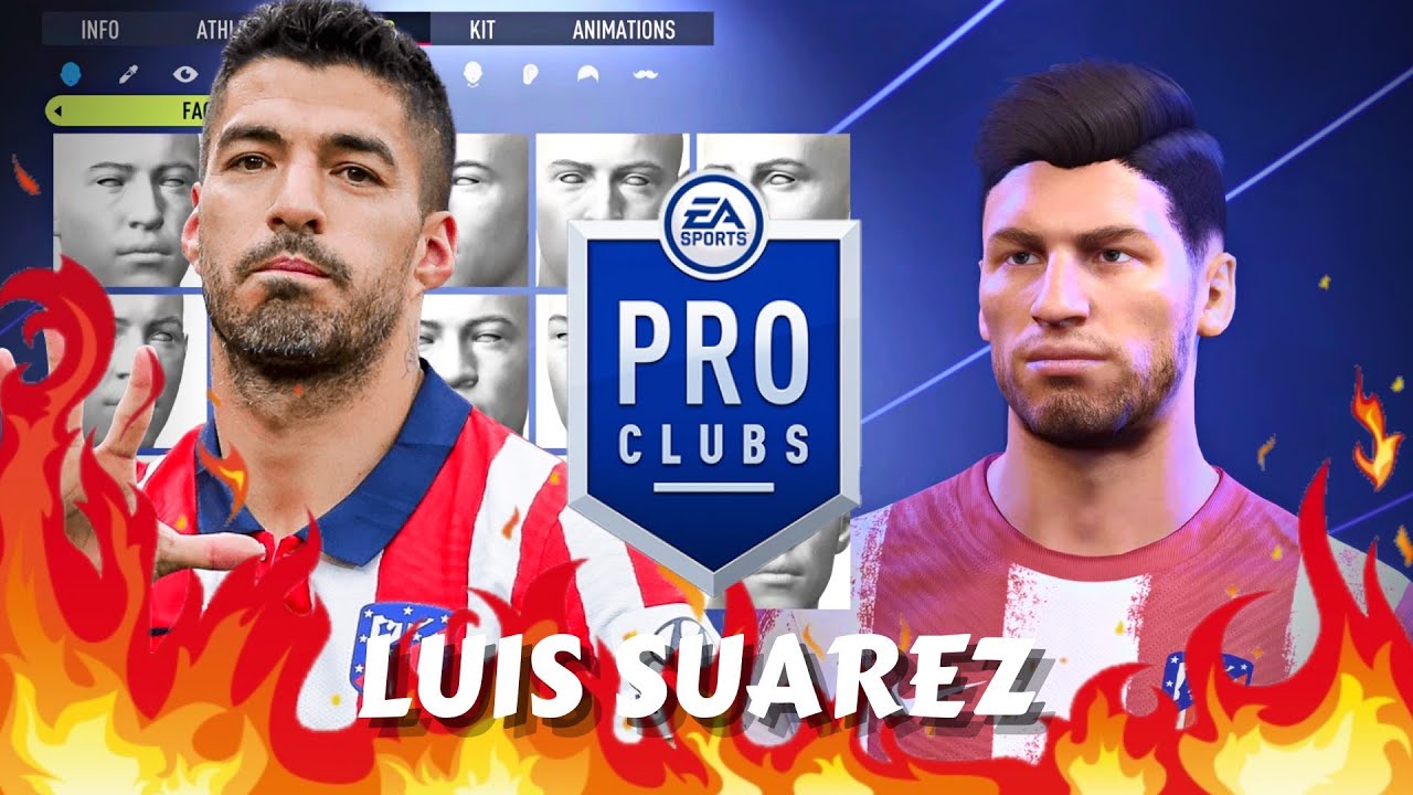 FIFA 22 Luis Suarez Pro Clubs Creation