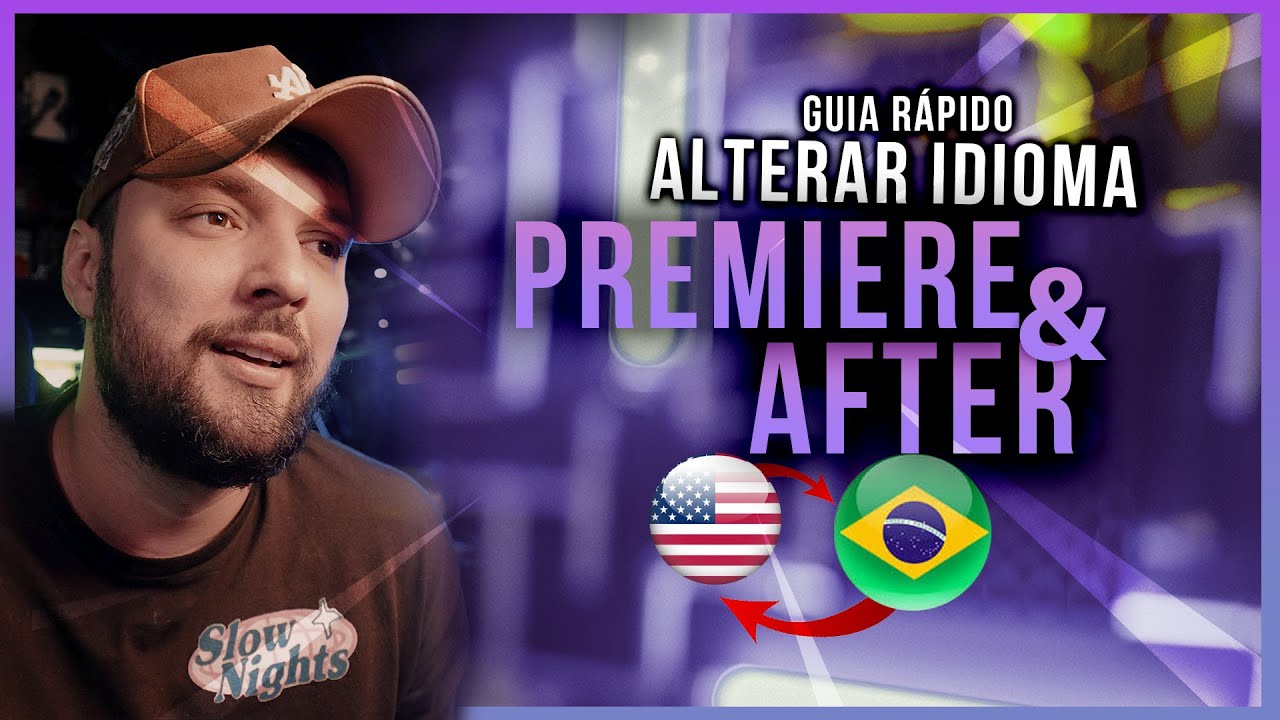 COMO ALTERAR LÍNGUA IDIOMA DO PREMIERE E AFTER
