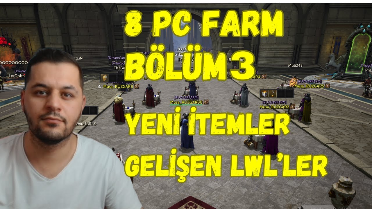 Rise Online 8 PC FARM B3 | YENİ İTEMLER YENİ LWL EXP & FARM AYNI ANDA