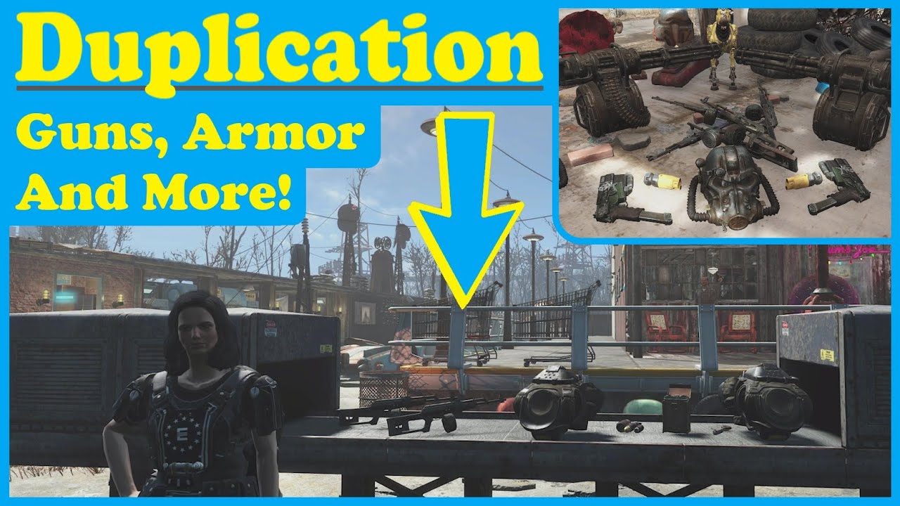 Дублирование оружия, брони и многого другого! — Ошибка дублирования — Fallout 4
