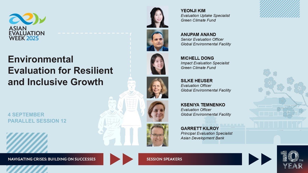 Parallel Session 12: Environmental evaluation for resilient and inclusive growth