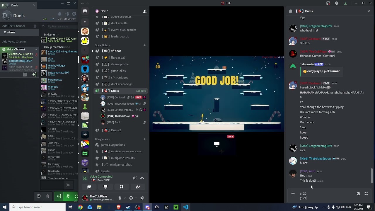 Centauri [1607] vs Gamer [1347] (Full Duel)